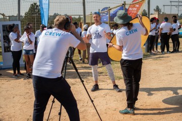 Full Video Production by Cape Town Videographer for The OMO 3X POWER CHALLENGE Social Media Campaign with Celebrity Jonathan Boyton Lee in Bryanston, Johannesburg