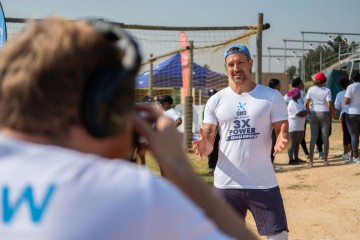 Full Video Production by Cape Town Videographer for The OMO 3X POWER CHALLENGE Social Media Campaign with Celebrity Jonathan Boyton Lee in Bryanston, Johannesburg